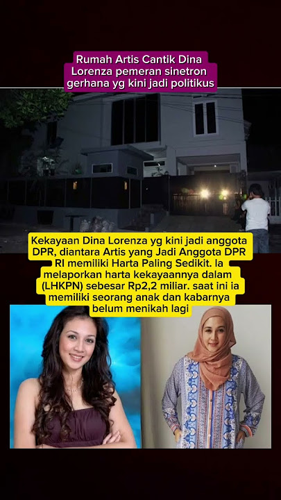 Rumah Artis Cantik Dina Lorenza pemeran sinetron gerhana #rumah #viralvideo #artis #shorts