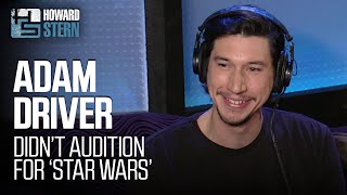 Adam Driver Didn’t Audition for “Star Wars” (2015)