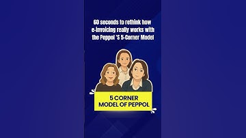 What is the #5CornerPEPPOLModel & how does it apply to e-invoicing? #einvoicing #peppol #PeppolBIS