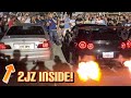 2 Step Battle at Night! 2JZ BMW vs GTR vs Lambo vs Camaro vs Rotary + more! Baton Rouge, LA 2021!