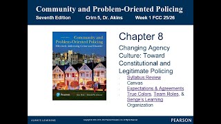 Community and Problem-Oriented Policing Lecture 2