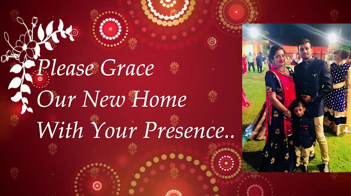 House Warming  | Simple WhatsApp Invitation