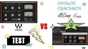 ANALOG OBSESSION dBComp Plugin FREE vs Waves dbx® 160 Compressor Plugin paid out