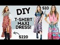 Make cute  cozy maxi dresses for summer thrift flip  diy w orly shani