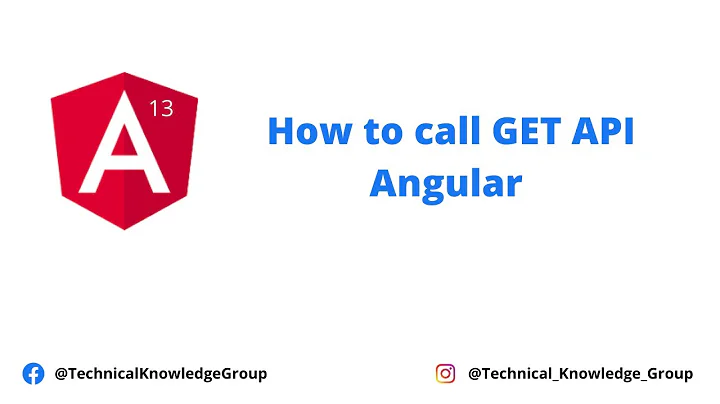 Angular 13 - How to call GET type API in Angular 13