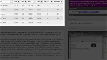 Faculty Grade Assignment