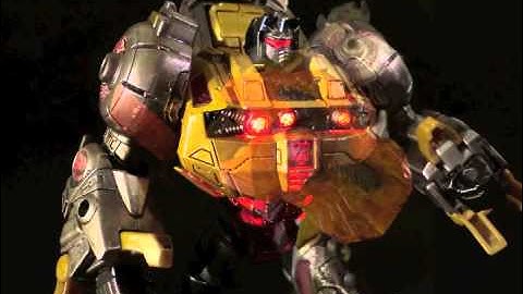 CUSTOM TRANSFORMERS: FALL OF CYBERTRON GRIMLOCK w/6 LEDS