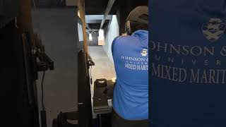 One of my students attempted the NRA basic pistol level 3 target.