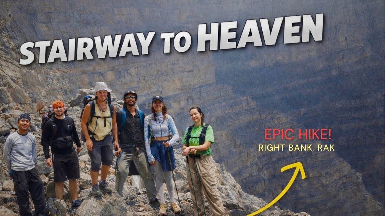 Поход по маршруту «Лестница в небо» на правом берегу | Эпическое приключение в Рас-эль-Хайме 🇦🇪