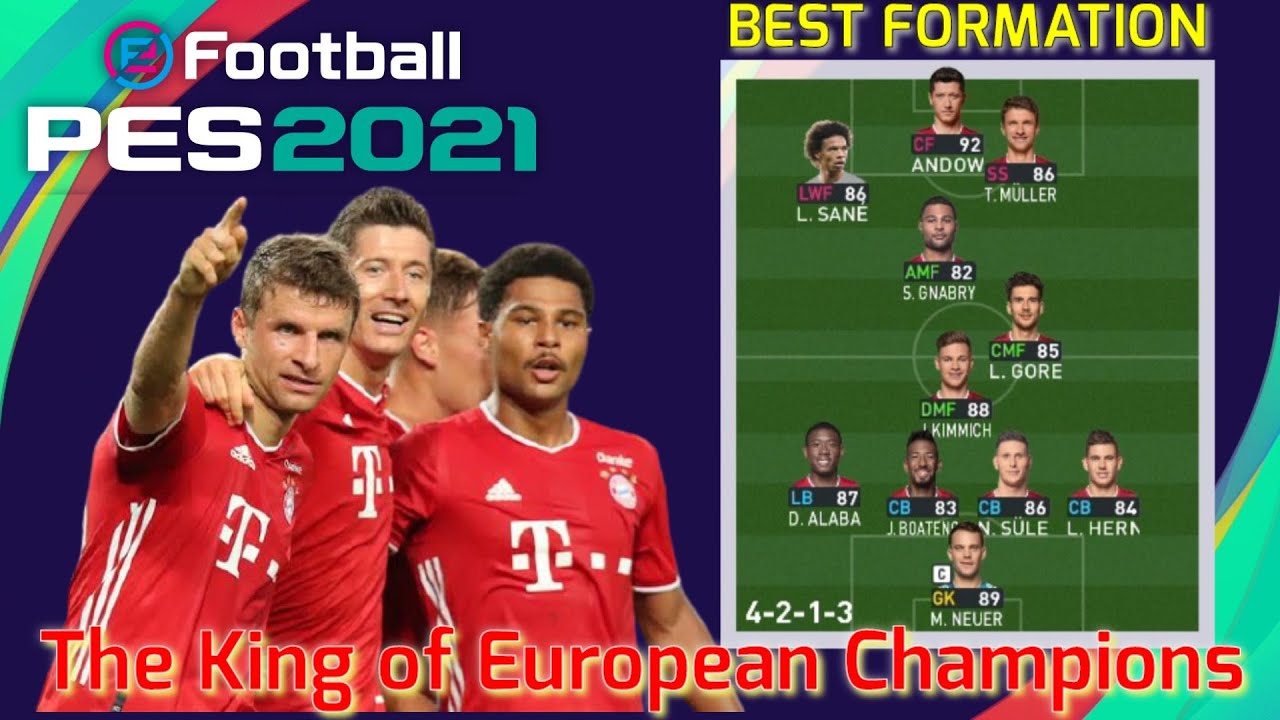 eFootball PES2021" The Best Formation Bayern Munchen, Possesion Game