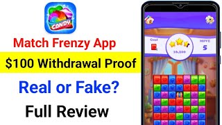 Match Frenzy Candy Explosion | Match Frenzy App Se Paise Kaise Nikale | Match Frenzy Real or Fake screenshot 3