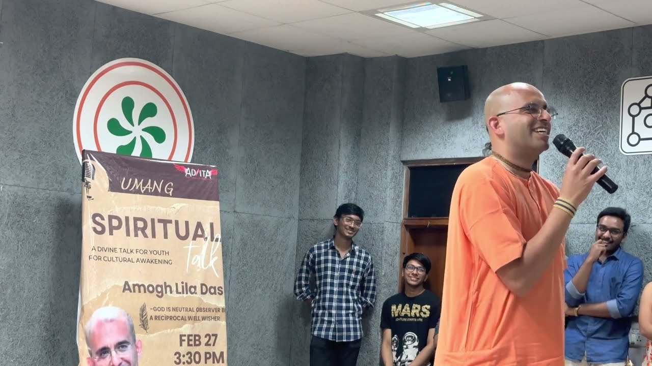H.G. Amogh Lila Prabhuji @ International Institute of Information Technology, IIIT, Bhubaneswar
