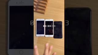 Test boot iPhone 7plus vs iPhone 8plus vs iPhone xr