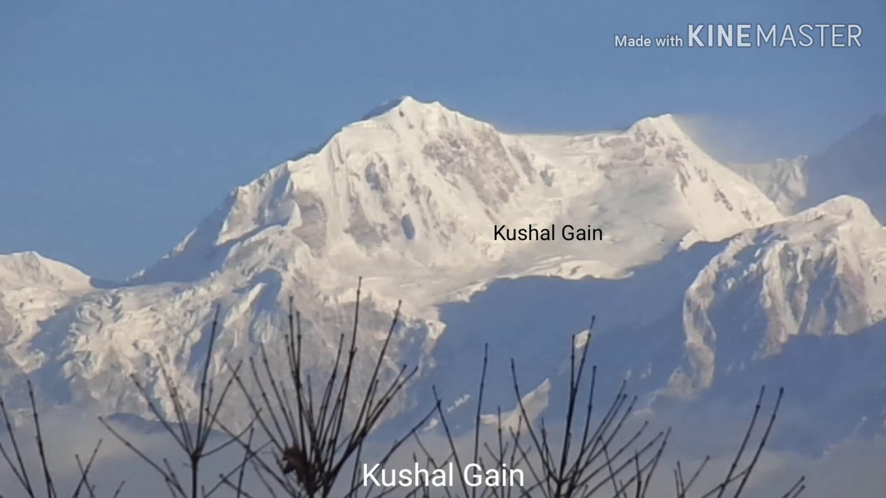 After Sunrise Kanchenjunga Mountain View From Versey Rhododendron Sanctuary.Sikkim.