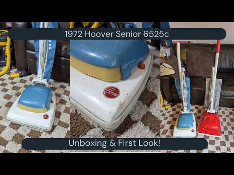 1972 Hoover Senior 6525C Project! Unboxing & First Look.