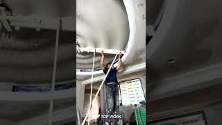 Circular Ceiling Plaster Shaping