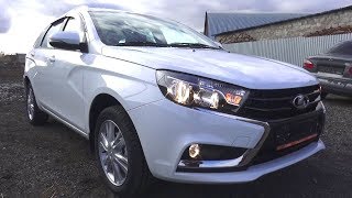 2017 Lada Vesta SW 1.8. Start Up, Engine, and In Depth Tour. screenshot 2