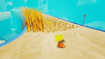 SpongeBob Battle for Bikini Bottom Rehydrated - Gameplay Part 6 - Sand Mountain