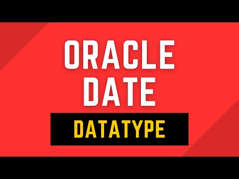 Wideo: Jaki jest typ danych dla czasu w Oracle?