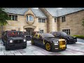 Rollsroyce phantom gold  mafia gang war  convoy  gta 5