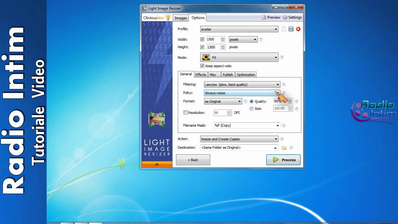 Light Image Resizer Redimensionare Imagini Youtube