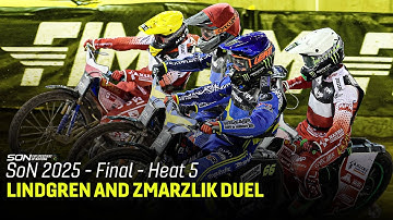 Lindgren en Zmarzlik ruilen in heat 5 - SON-finale 2025 | FIM Speedway Grand Prix