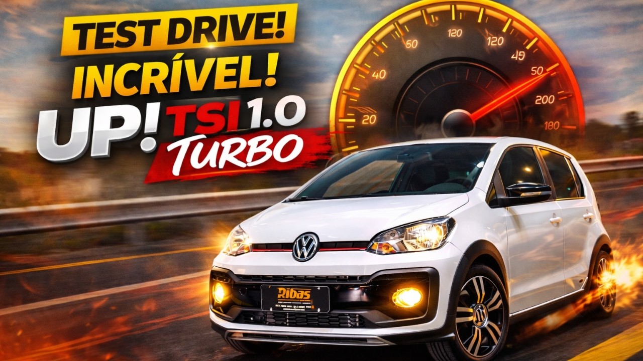 UP TSI 1.0 Turbo – Eu NÃO esperava esse 0 a 100…