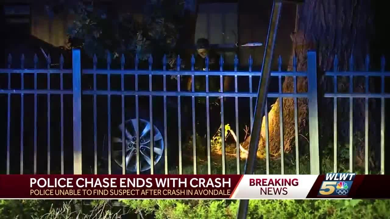 Road reopened after stolen car crashes following police chase in ...