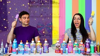 SLIME GALAXY VS ARCOBALENO CHALLENGE!!!*SLIME COLORI CHALLENGE*