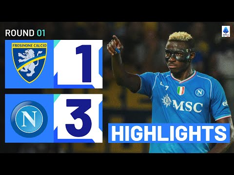 Frosinone-Napoli 1-3 | Osimhen Double on Opening Day: Goals & Highlights | Serie A 2023/24