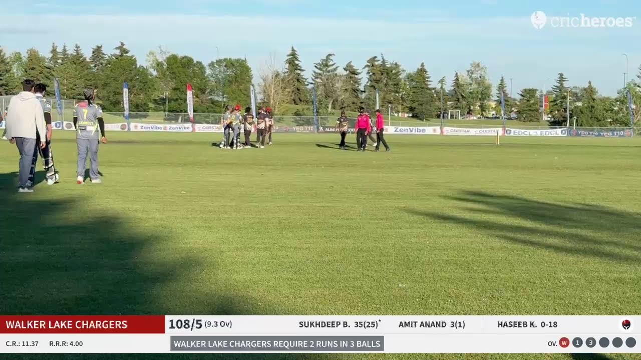 Summerside Royals vs Walker Lake Chargers | YEG T10 Pro League(League Matches) | Live - Edmonton (Al