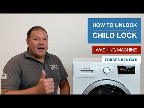 How to unlock Child Lock from your washing machine? | Forbes Rentals