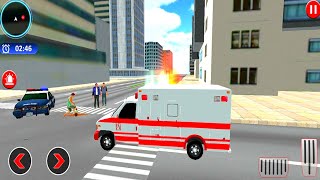 Ambulance Driving Simulator 3D - Emergency Rescue Van Driver - Mobile Games - Best Android GamePlay screenshot 5