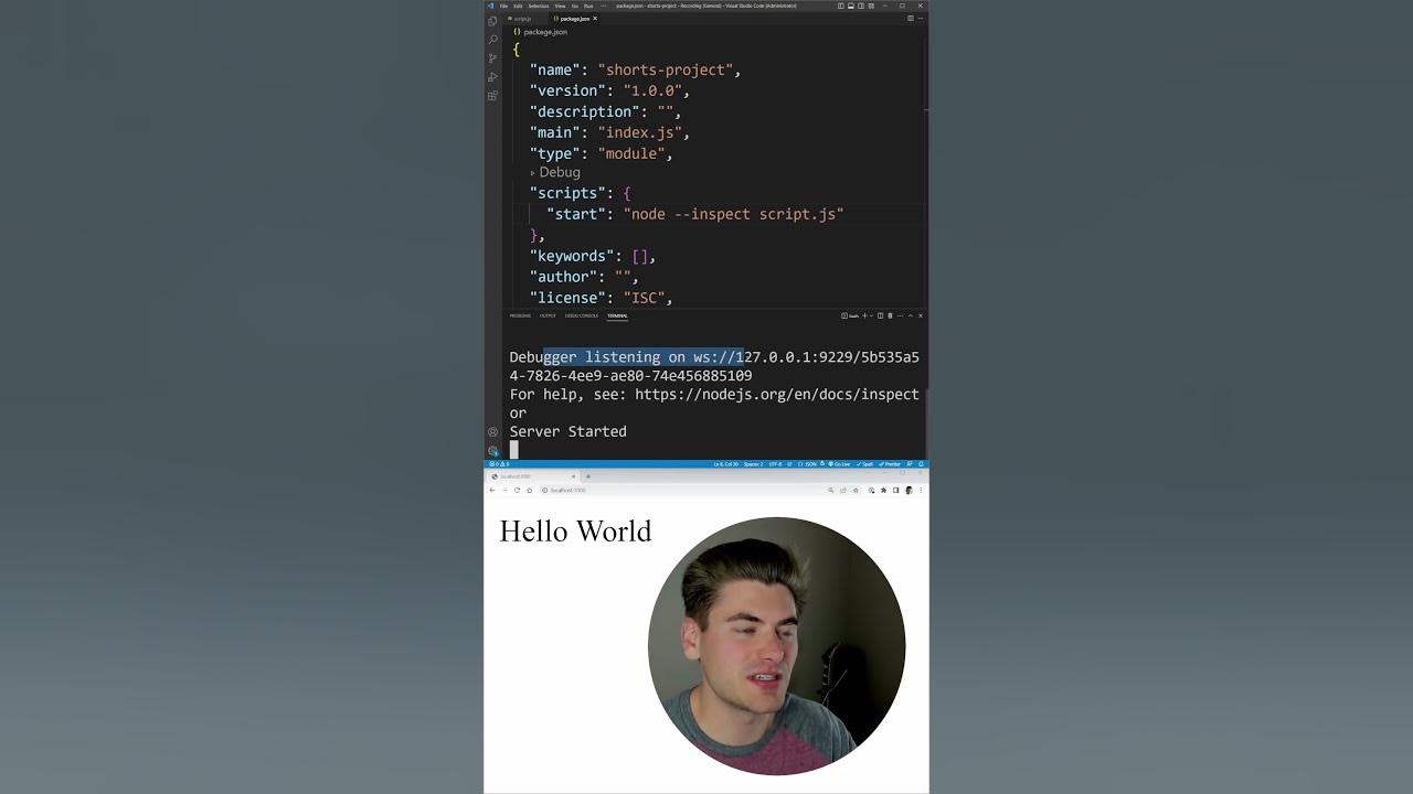 This node debugger trick will save you hours youtube