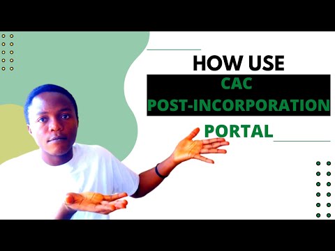 How to use CAC post-Incorporation portal