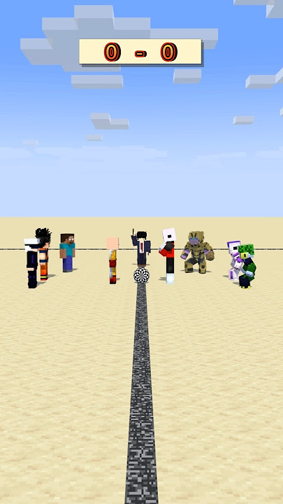 Anime vs Invaders - Soccer #gojo #goku #saitama #herobrine #jiren #thanos #frieza #perfectcell