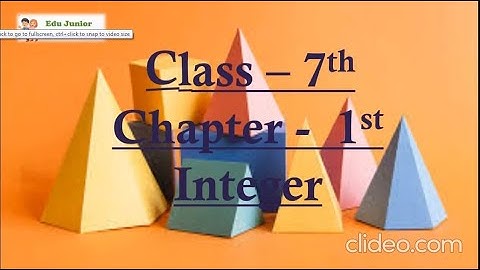 Class 7th Math Chapter 1st Integers Exercise 1.4 Question 1 to 4