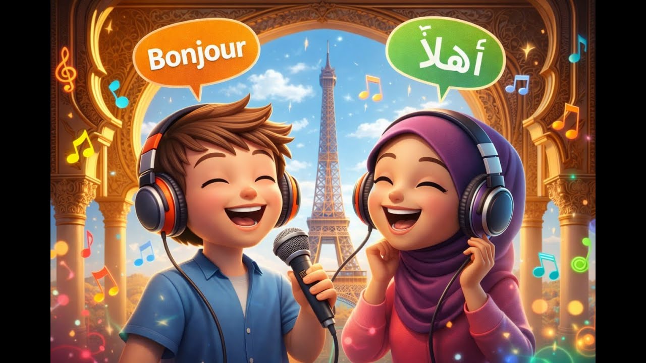 تعلم الفرنسية بسهولة 🇫🇷 Apprendre le Français avec une chanson (Français/Arabe)