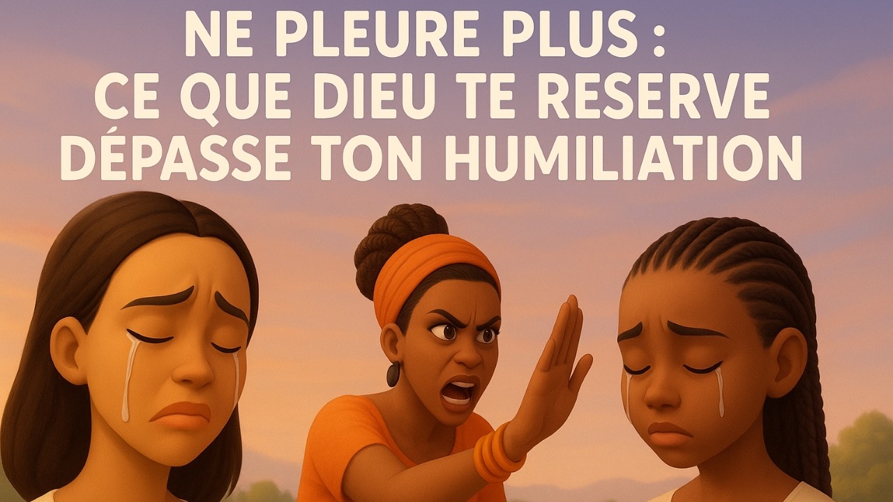 Ne pleure plus! Ce que Dieu te réserve dépasse ton humiliation #filmchrétien #animationchretienne 