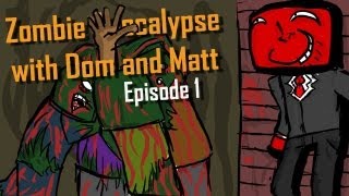Minecraft Zombie Apocalypse Adventure Map Ep. 1 - Wandering Around