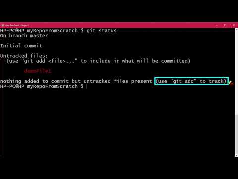 024 Adding your changes in a Git Repository Lab