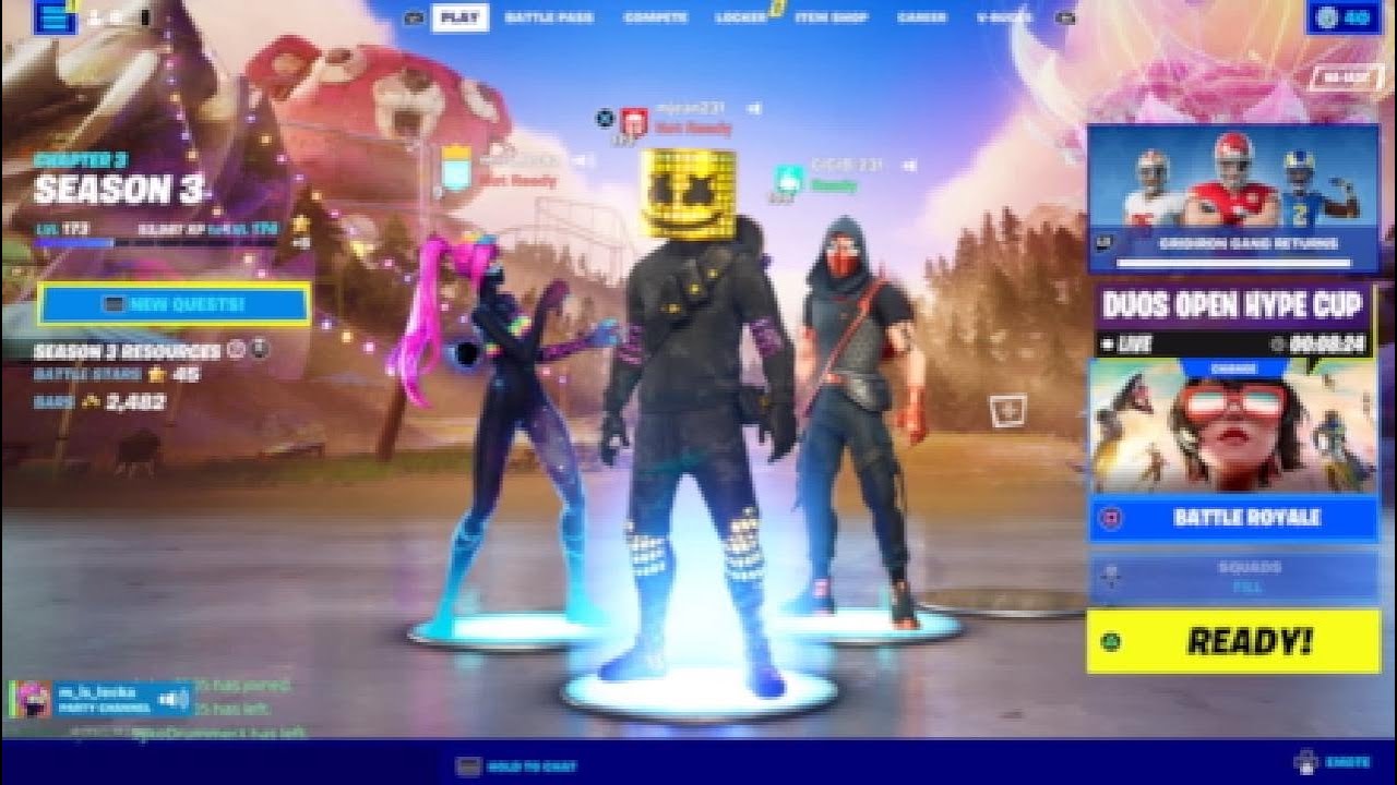 Acting like james Charles in Fortnite YouTube