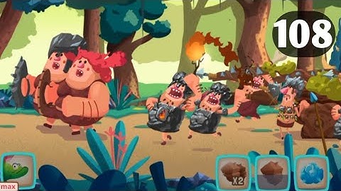 Dino Bash Level 108 Android walk-through Gameplay...!