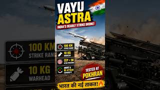 Vayu Astra Tested Successfully at Pokhran 🇮🇳 100KM Strike Power #viral #shortvideo #drone