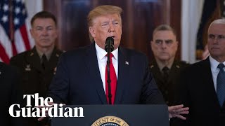 'We eliminated the world’s top terrorist,' Trump says as he imposes fresh sanctions on Iran screenshot 4