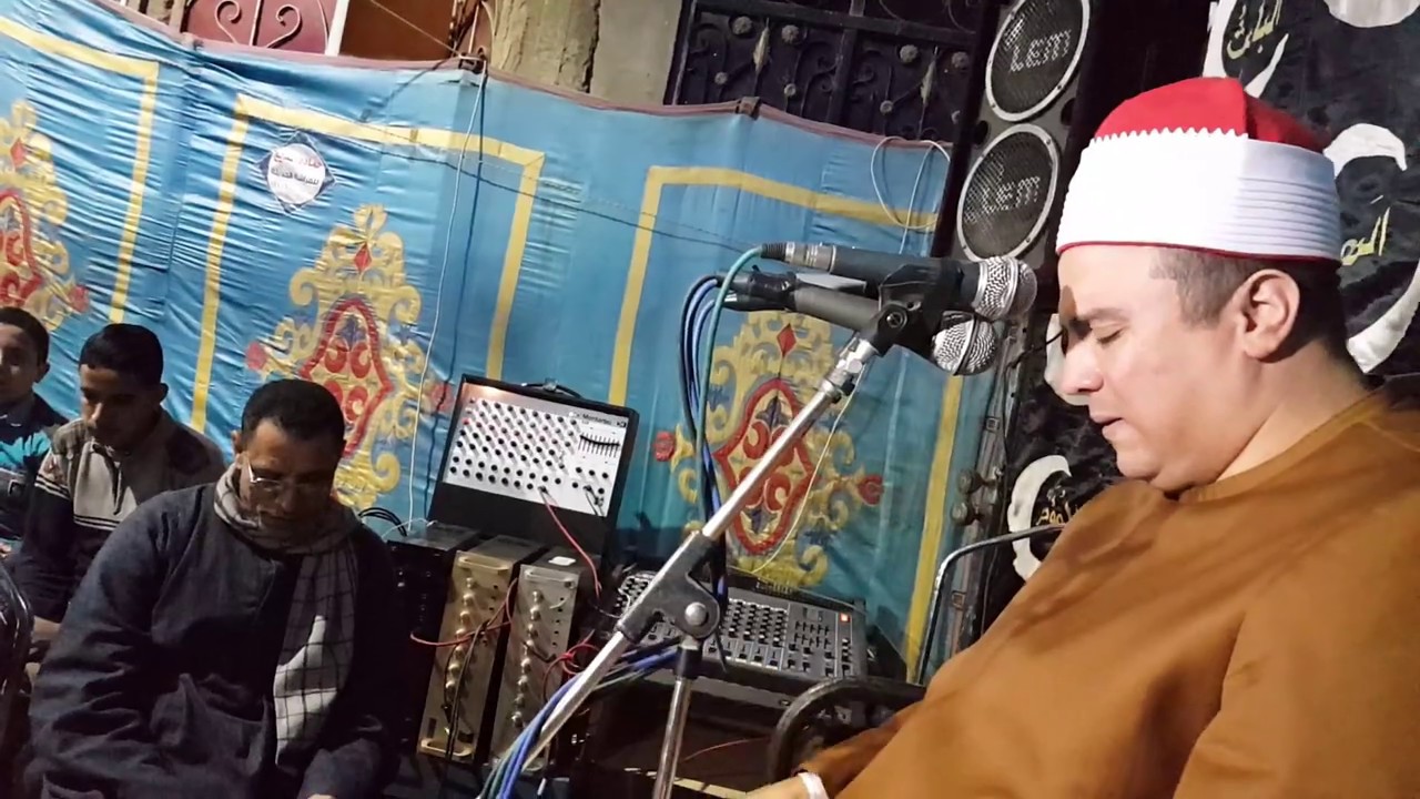 الجزء الأول من تلاوة الشيخ طارق عبد الرؤوف السوهاجي في حفل زفاف إبن عمه محمد جبريل خلاف