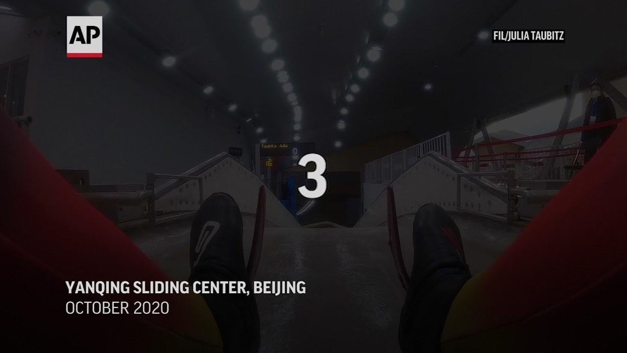 Beijing's new Olympic sliding track