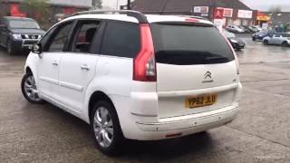 CITROEN C4 PICASSO GRAND PLATINUM HDI WHITE 2012