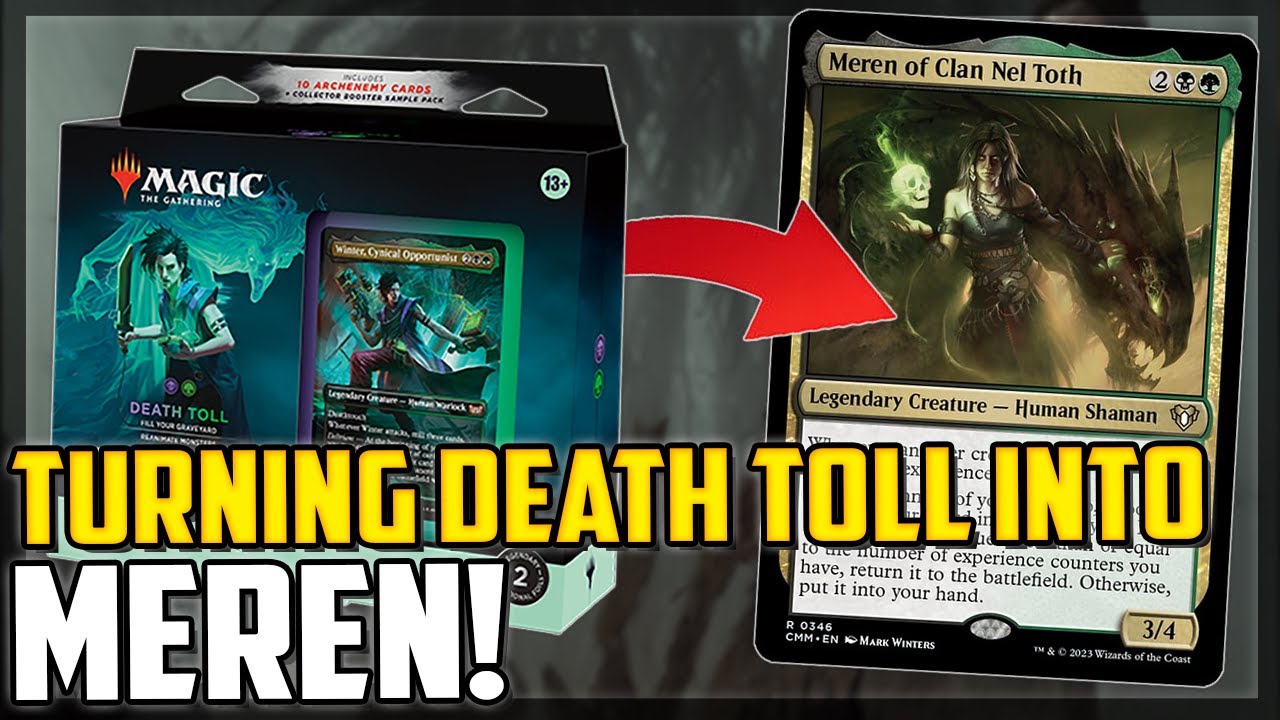 mtg commander meren deck Meren of Clan Nel Toth [0052] [Borderless] [Women's Day 2020] [Secret Lair  Drop] [Foil]  Face to Face Games