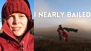 Leaning into the Fear | MSR Hubba Hubba NX tent in STRONG WINDS | Near wild camp fail